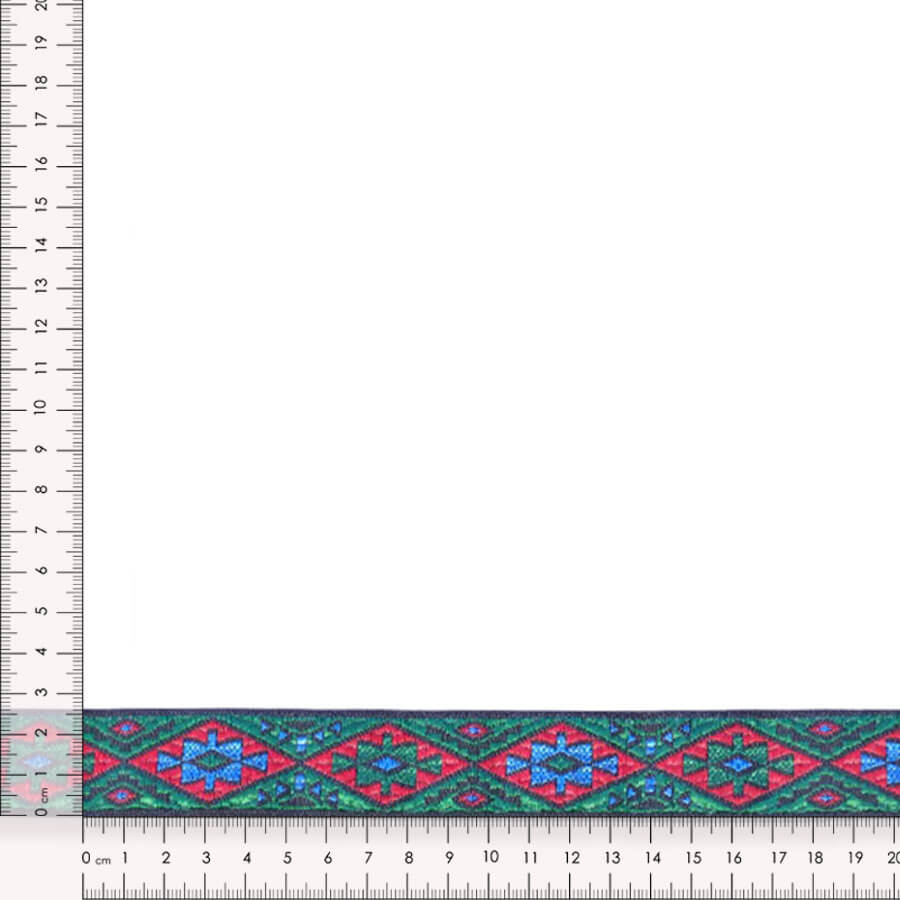 Galón decorativo jacquard de 26 mm