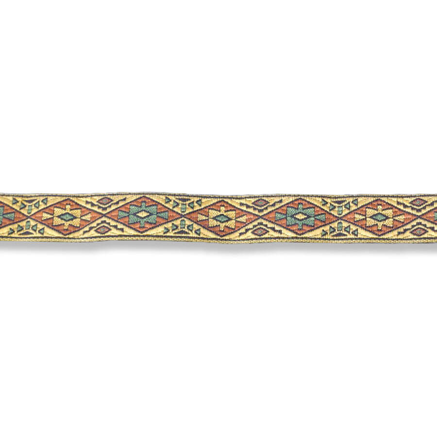 Galón jacquard étnico geométrico referencia 488.1054.26