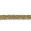 Pasamanería estrecha con brillo lurex de 1 cm