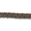 Galón decorativo rayón lurex bronce para vestuario