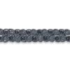 Galón rayón lurex plata para acabados textiles