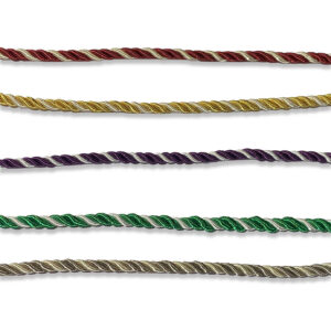 Cordón Bicolor Decorativo (pieza 25m) - Varios Colores