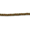 Cordón decorativo blanco y plata.