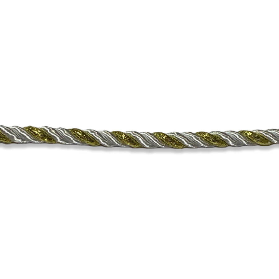 Cordón ornamental disponible en varios colores.