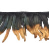 Fleco de plumas premium para espectáculos tricolor