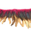 Plumas decorativas efecto oro para diseño textil
