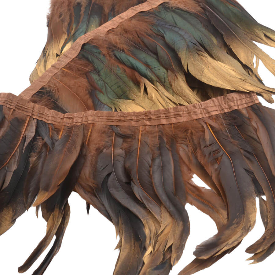 Fleco de plumas de 25 cm para carnaval detalles