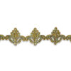 Galón ornamental oro para trajes de Moros y Cristianos
