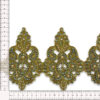 Aplique decorativo para Moros y Cristianos con acabado metalizado.