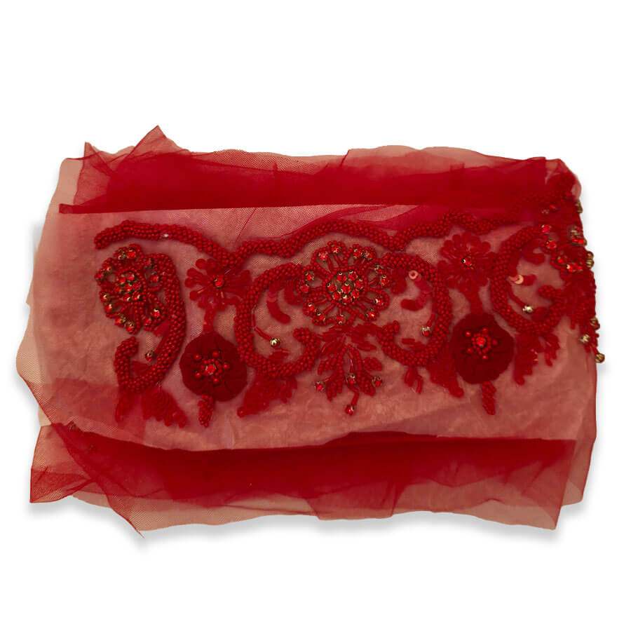 Galón de pedrería para trajes de fantasía