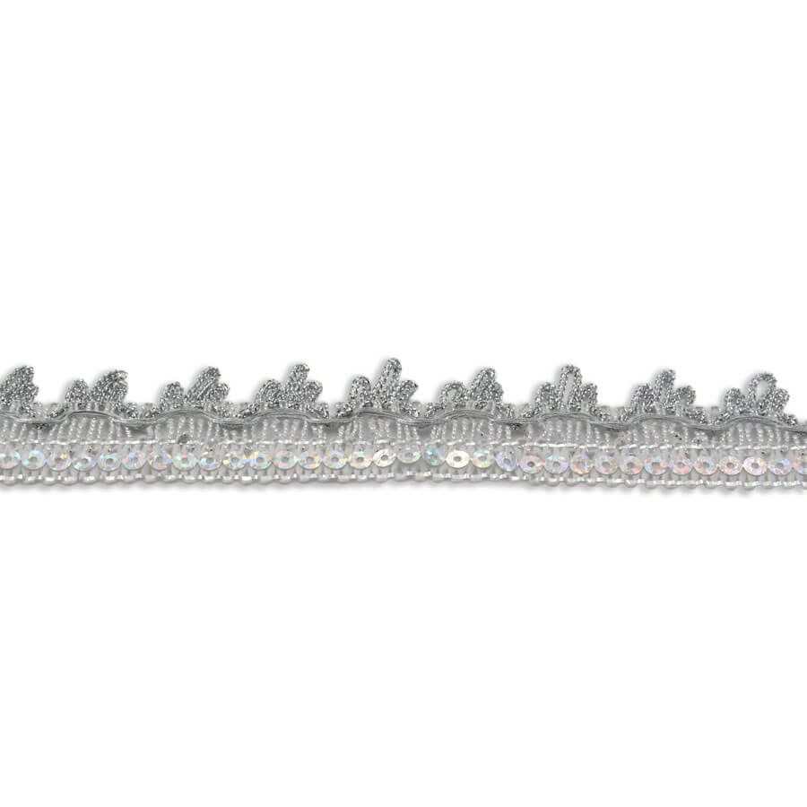 Tira galón brillante disponible en varios colores para confección festiva