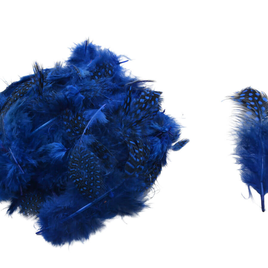 Plumas pequeñas decorativas color azul referencia 82.2.82.2