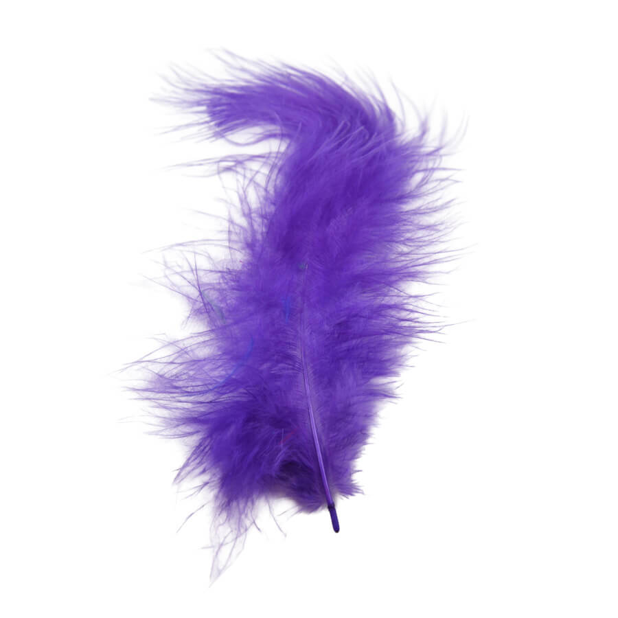 Plumas marabú ligeras para proyectos de confección creativa
