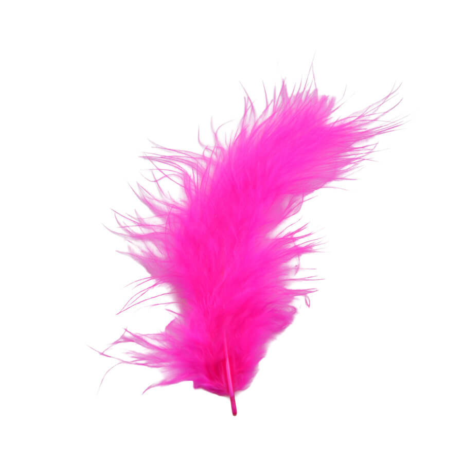 Plumas marabú profesionales para aplicaciones textiles