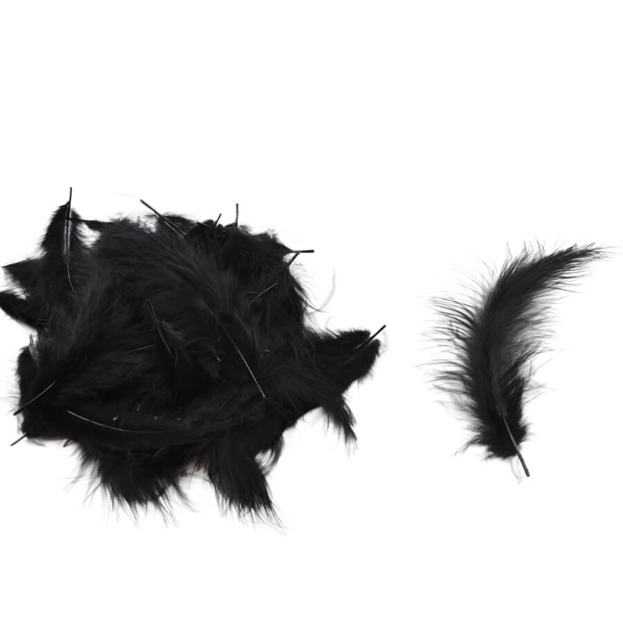 Plumas marabú ligeras para proyectos de confección creativa