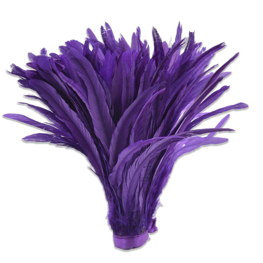 Pluma Gallo Tintada 30cm (pieza 100gr) - varios colores - Imagen 17