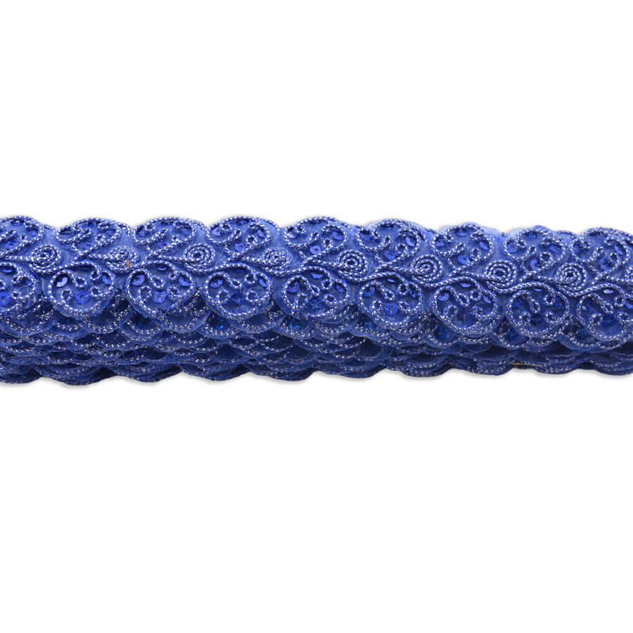Galón Mixto Cordón y Lentejuela 4cm (pieza 6,30m) - varios colores - Imagen 23