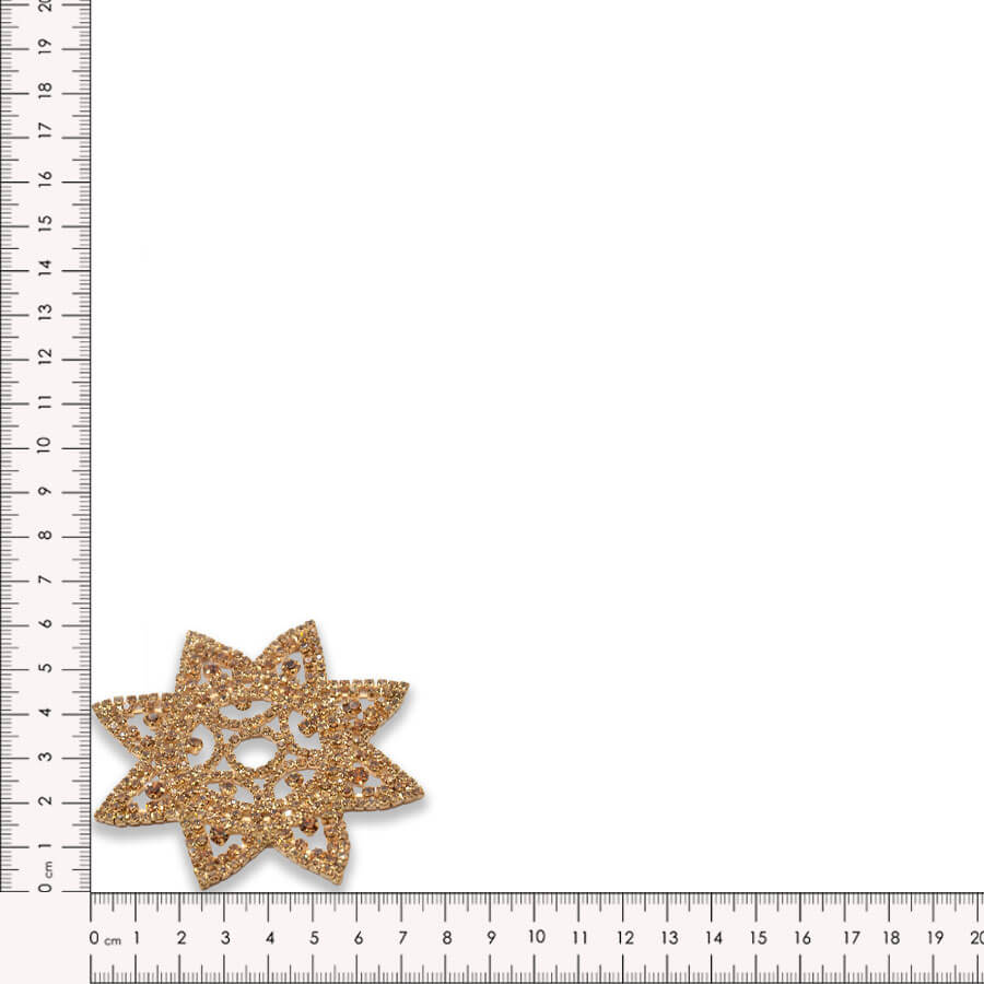 Aplique strass estrella referencia 82.X-110.82.110