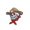 Parche Termoadhesivo Calavera Cowboy 6 cm - Thumbnail Image 1