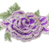 Parche Bordado Flor Morada 15 cm - Thumbnail Image 3