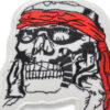 Parche Termoadhesivo Calavera Pirata Bordada 9 cm - Thumbnail Image 2