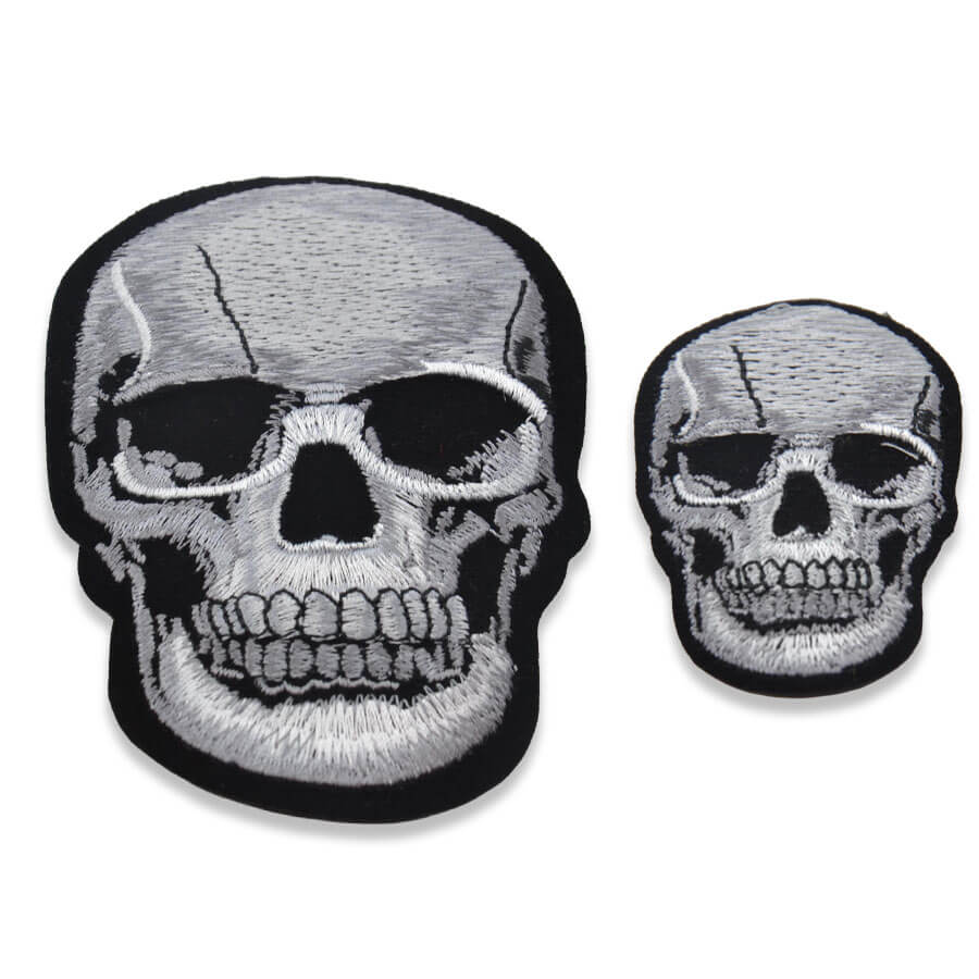 Parche Termoadhesivo Calavera Bordada 6 cm/15 cm - Imagen 1