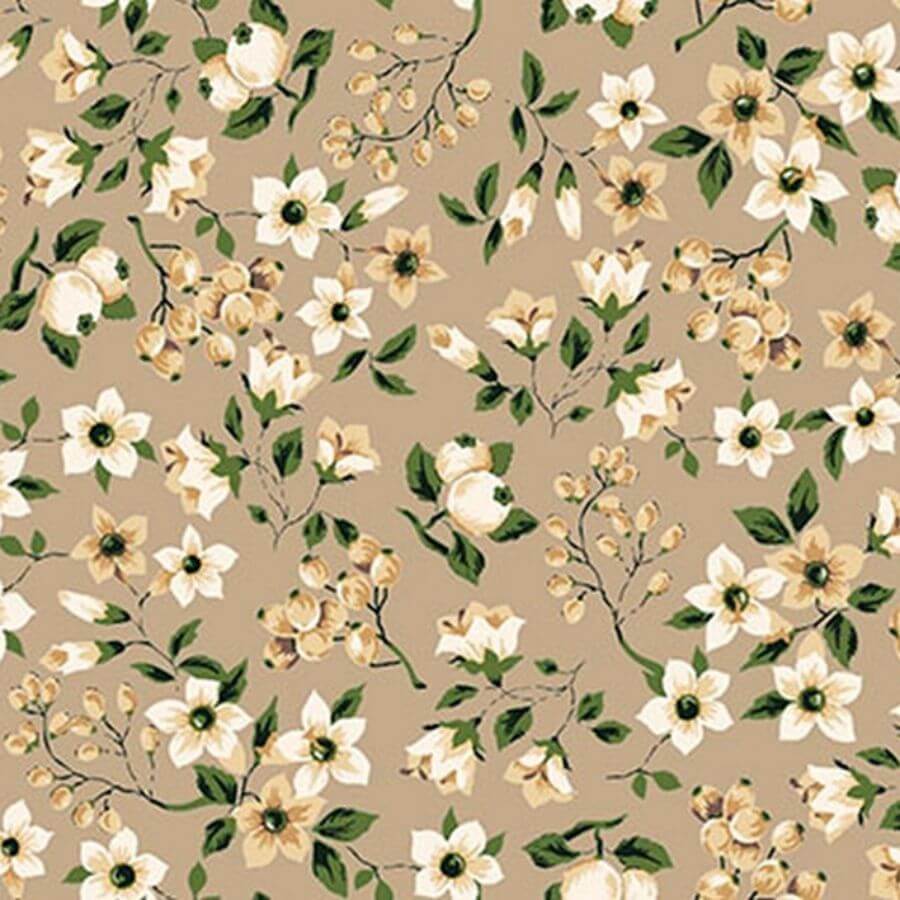 Algodón Flowerty Estampado Floral 100% Algodón Ancho 140 cm - Imagen 10