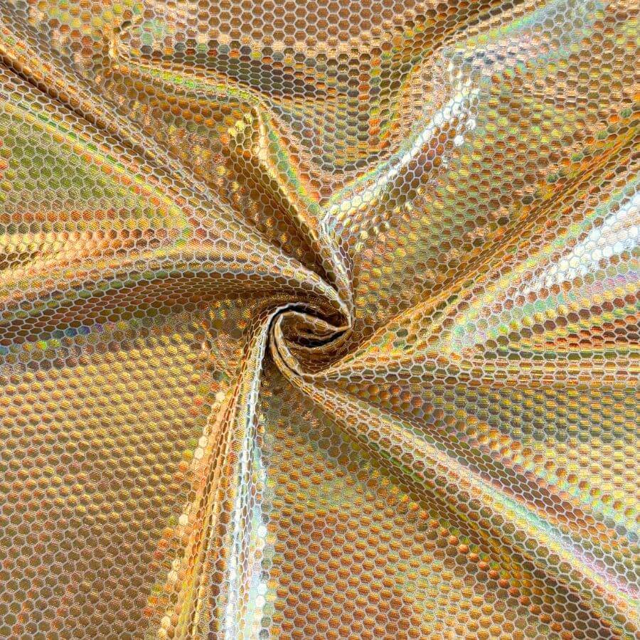 Tela de Licra Lamé Honey Ancho 150 cm - Imagen 4