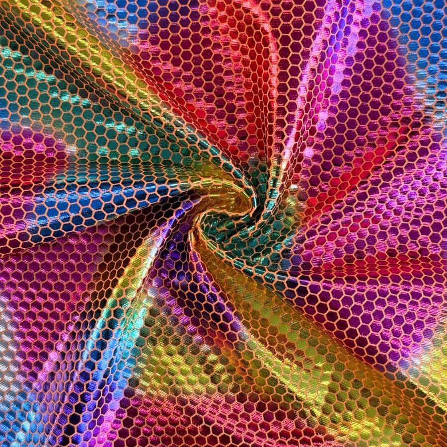 Tela de Licra Lamé Honey Ancho 150 cm - Imagen 6