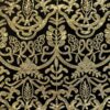 Lentejuela Imperial sobre Terciopelo Negro Oro Ancho 150 cm - Thumbnail Image 2