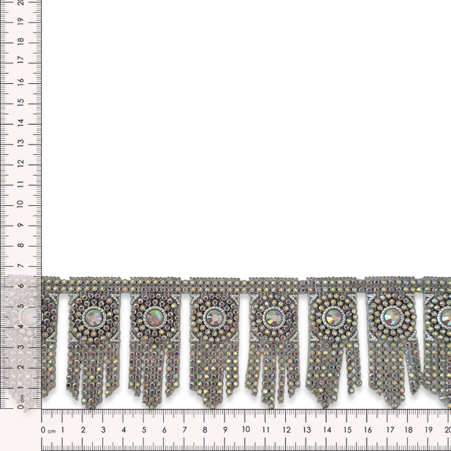 dimensiones fleco strass