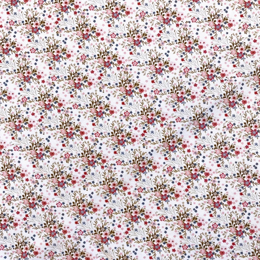 Tela de Algodón Violeta Estampado Floral 150 cm - Imagen 29