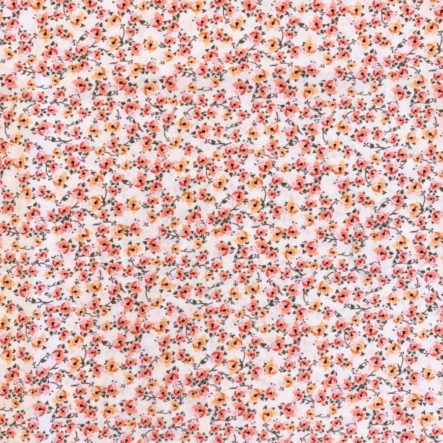 Tela de Algodón Violeta Estampado Floral 150 cm - Imagen 51