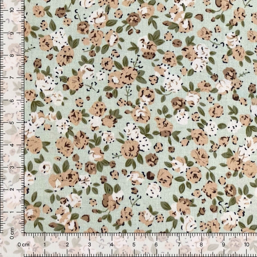 Tela de Algodón Violeta Estampado Floral 150 cm - Imagen 35